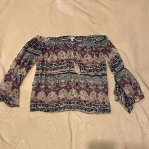 Off the shoulder blouse